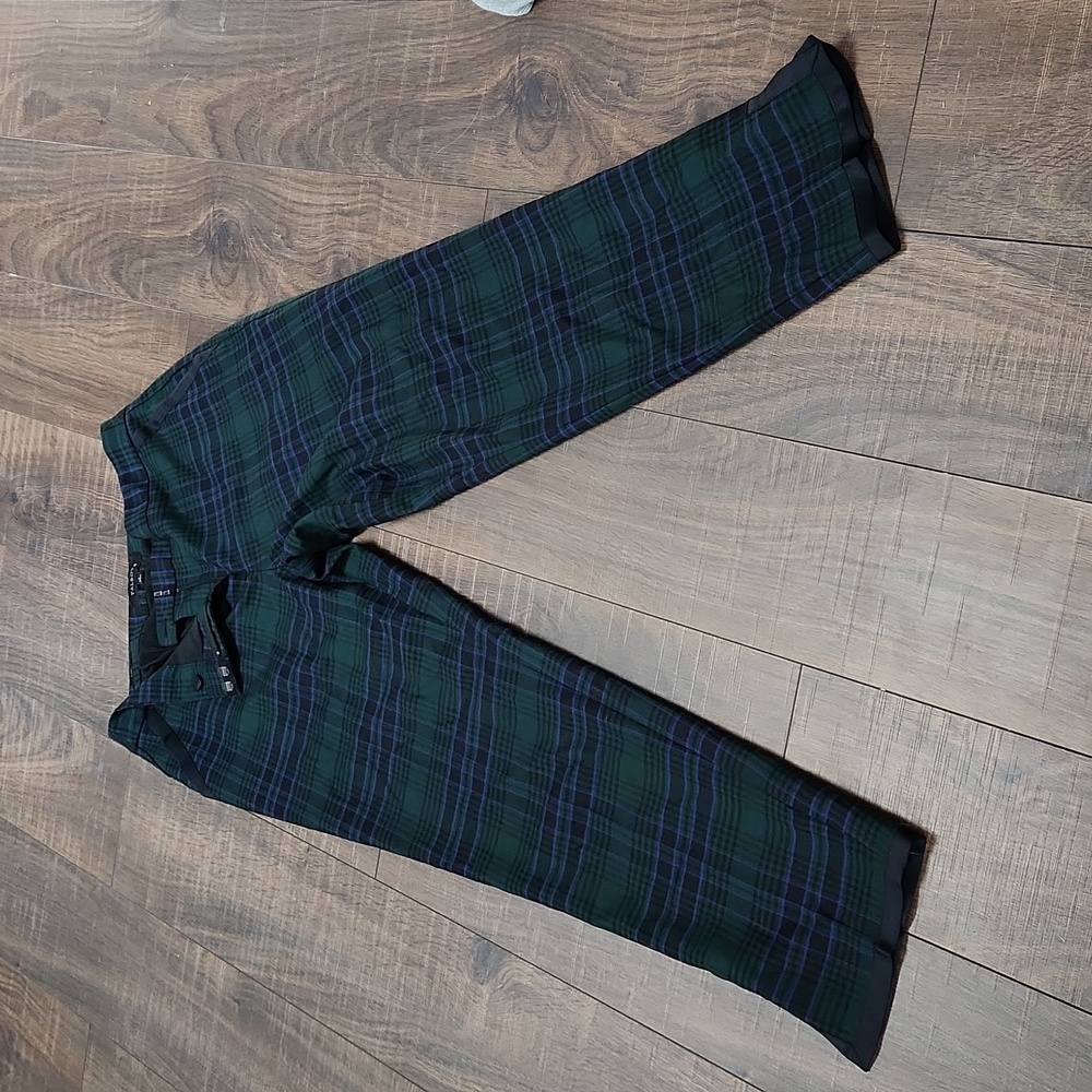 Talbots dark green 4 curvy slacks